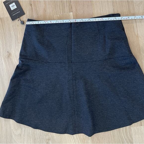 NWT Thakoon London Charcoal Mini Casual Winter Skirt Size MEDIUM - Picture 5 of 8